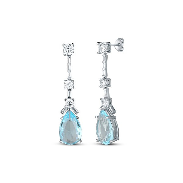 Náušnice se syntetickými kameny 136-391-SM0742-0000