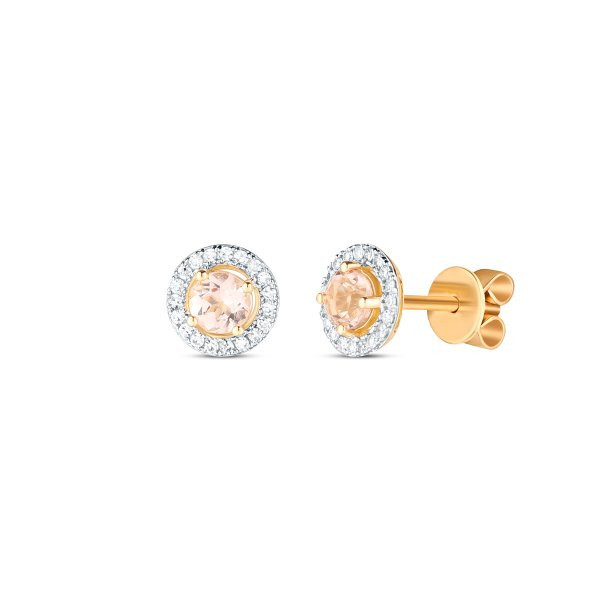 Náušnice s brilianty 234-429-M44630 1.55g