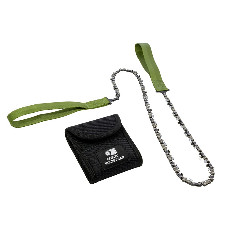 Kapesní řetězová pila Nordic Pocket Saw X-LONG pro dvě osoby - Green 7350004340040