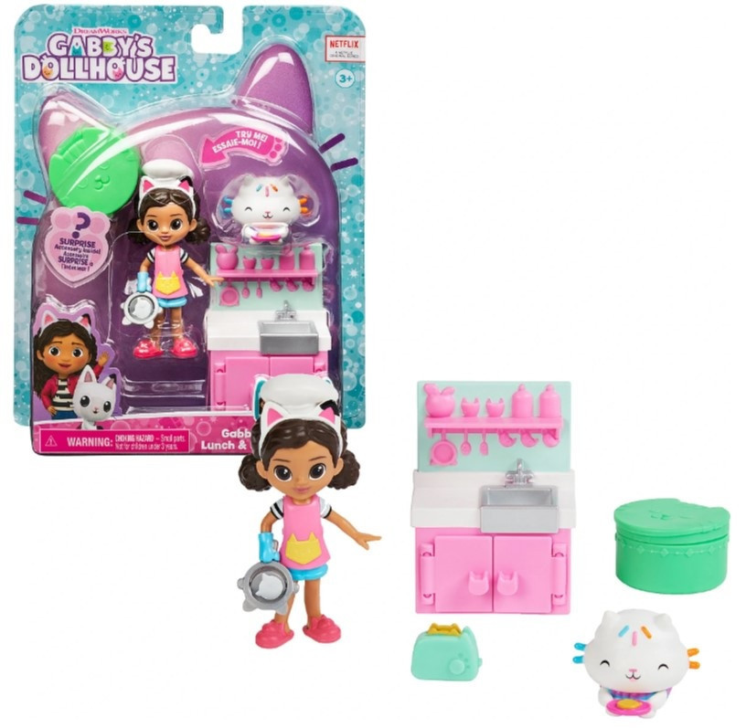 GABBY'S DOLLHOUSE KOČIČÍ HRACÍ SADA VAŘENÍ