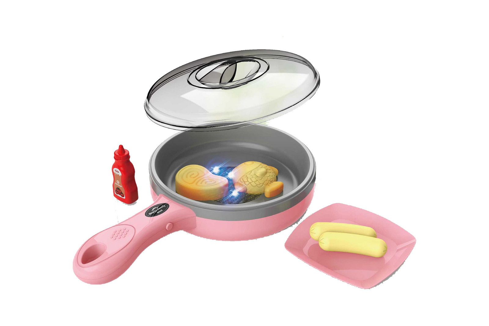 Pánev elektronická růžová 27 cm