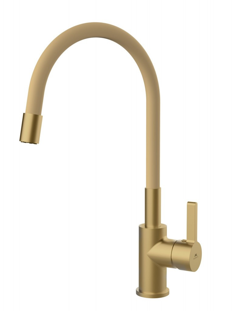 Rubineta Dřezová baterie FLEXY-33 NEW Zlatá OLBAFL33G