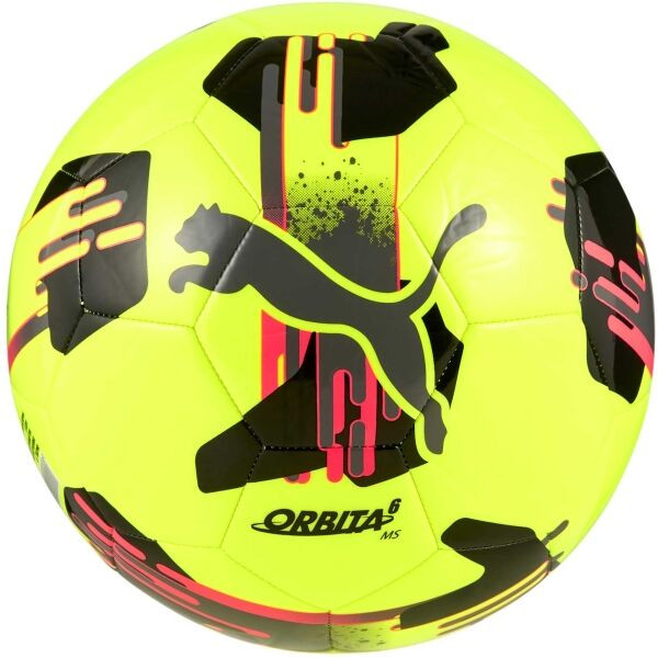 Puma ORBITA 6 MS Fotbalový míč, žlutá, velikost