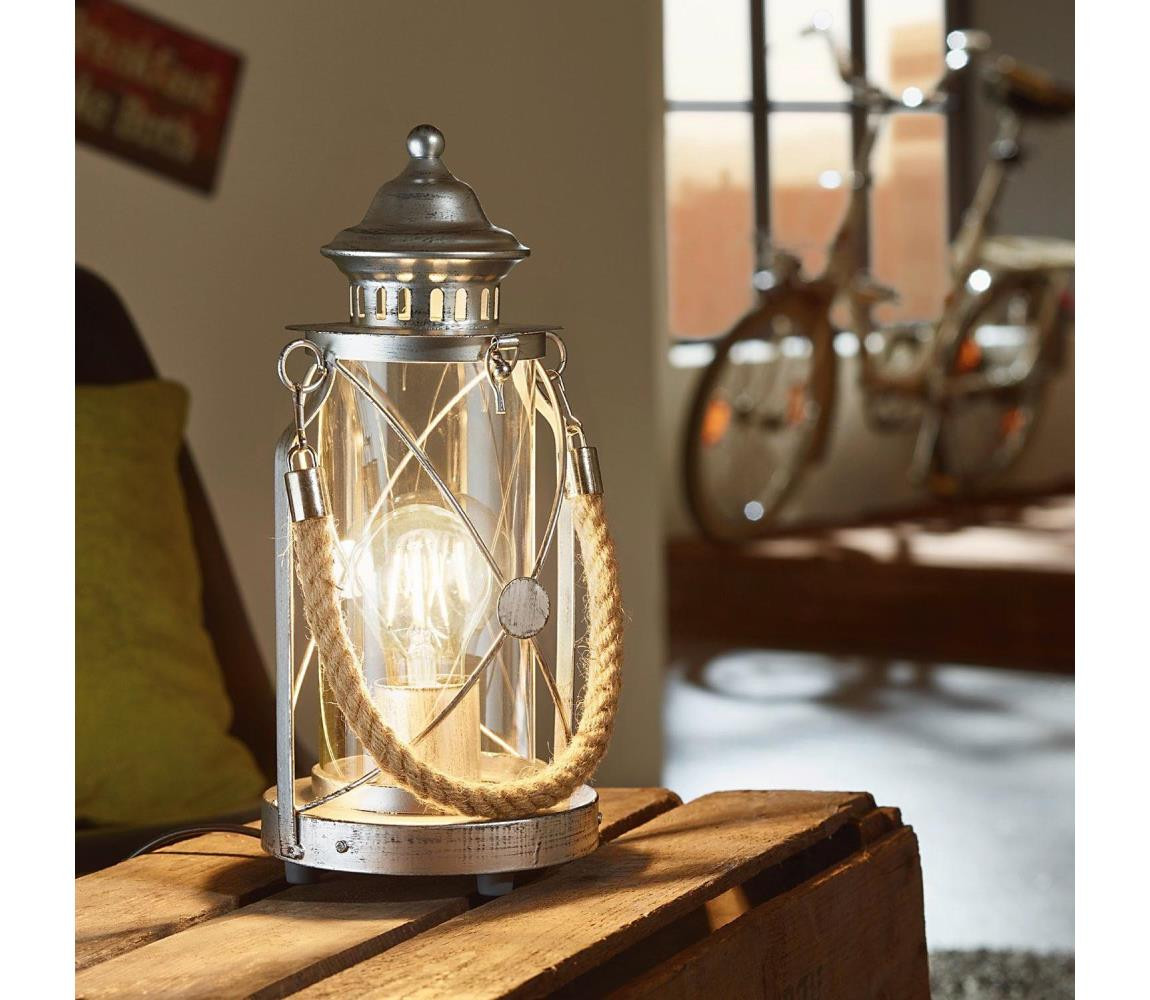 Eglo Eglo 49284 - Stolní lampa BRADFORD 1xE27/60W/230V