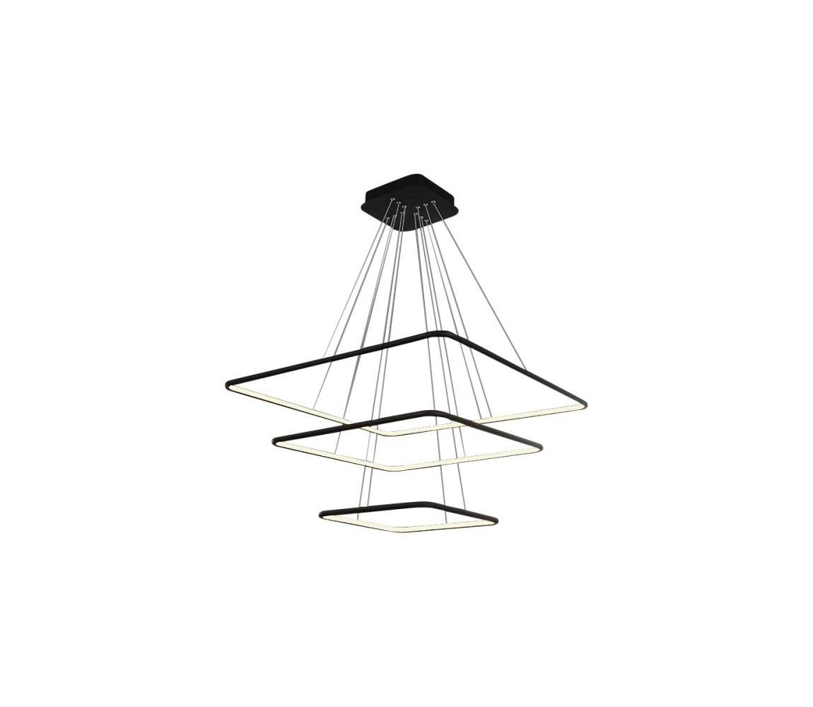 LED Lustr na lanku NIX LED/117W/230V černá