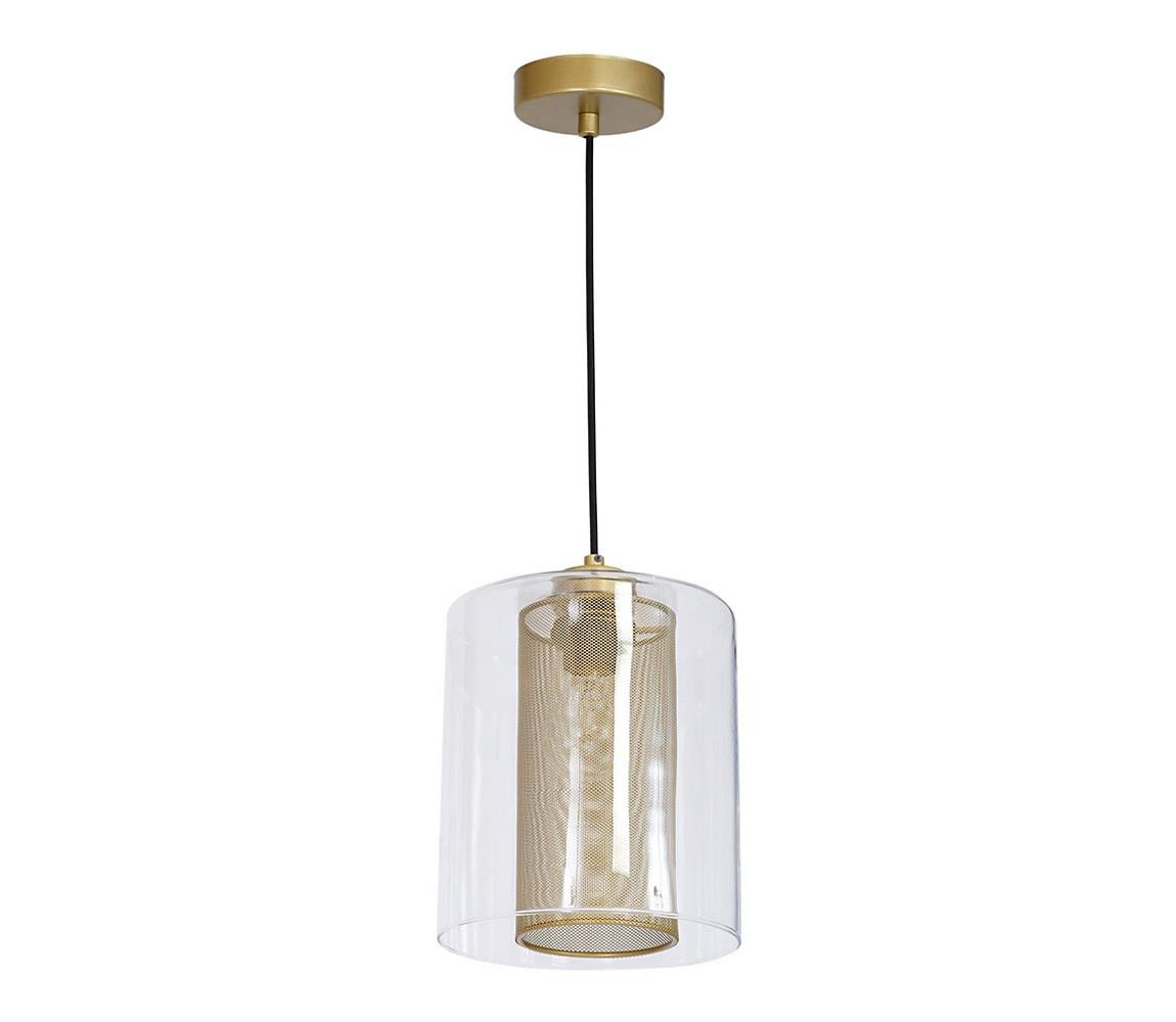 Lustr ELDA 1xE27/60W/230V zlatá