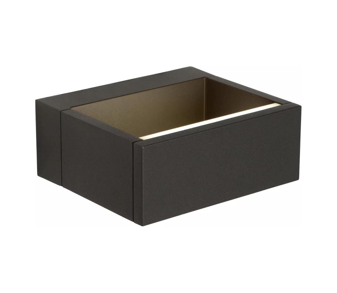 Lucide Lucide 28857/06/30 - LED venkovní nástěnné svítidlo GOA LED/6W/230V černé IP54