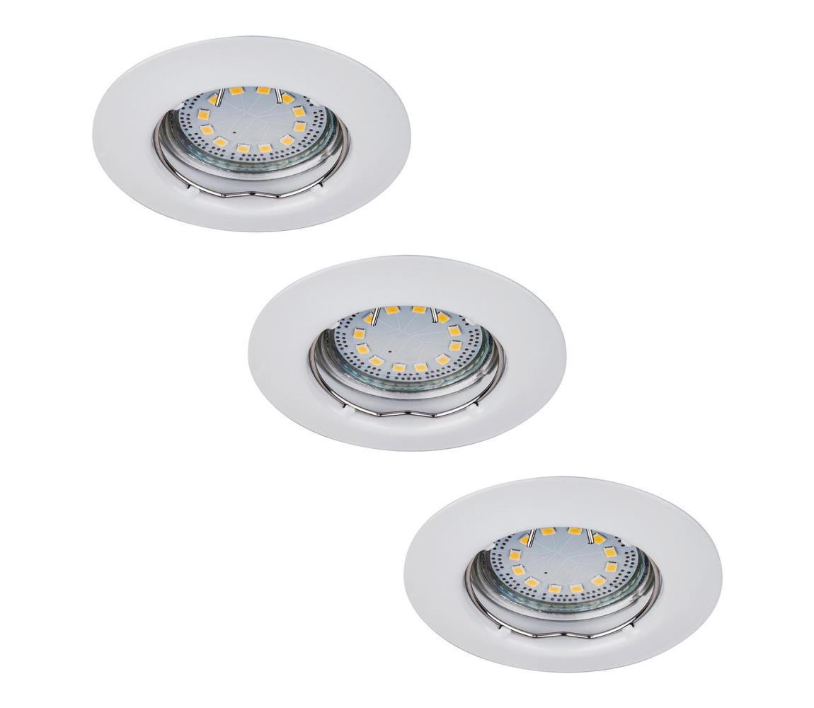 Rabalux Rabalux 1046 - SADA 3xLED Podhledové svítidlo LITE 3xGU10-LED/3W/230V