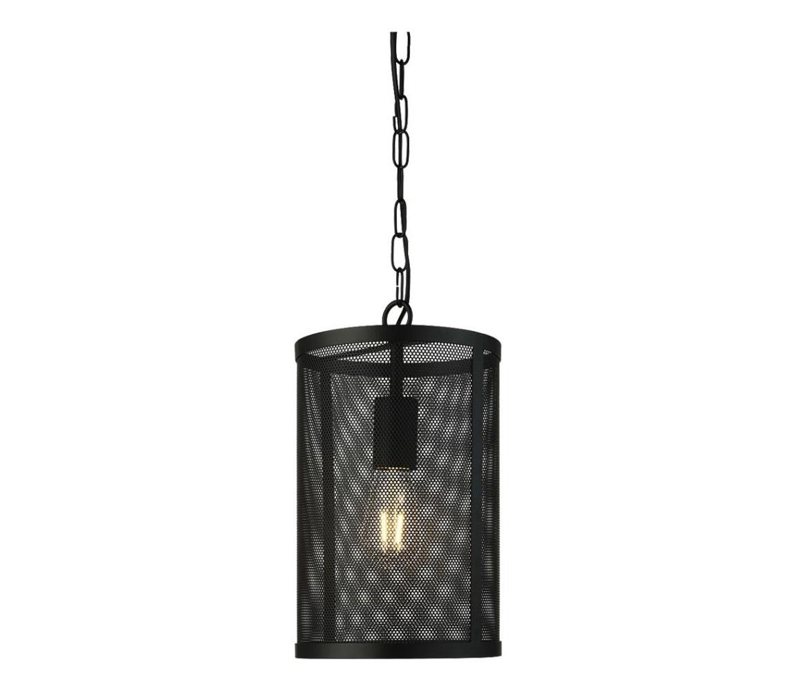 Searchlight Searchlight 2481BK - Lustr na řetězu FISHNET 1xE27/60W/230V černá