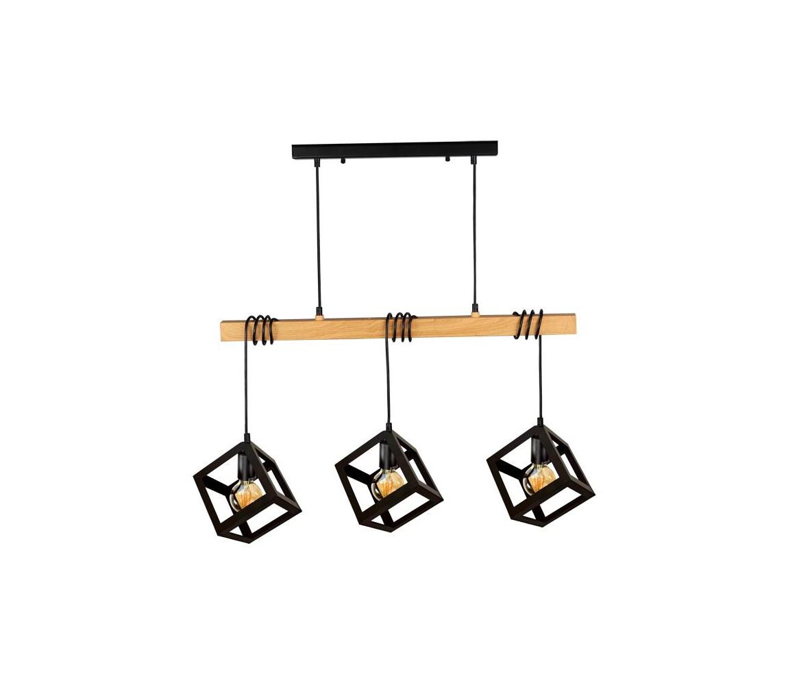 Lustr na lanku SWEDEN 3xE27/20W/230V