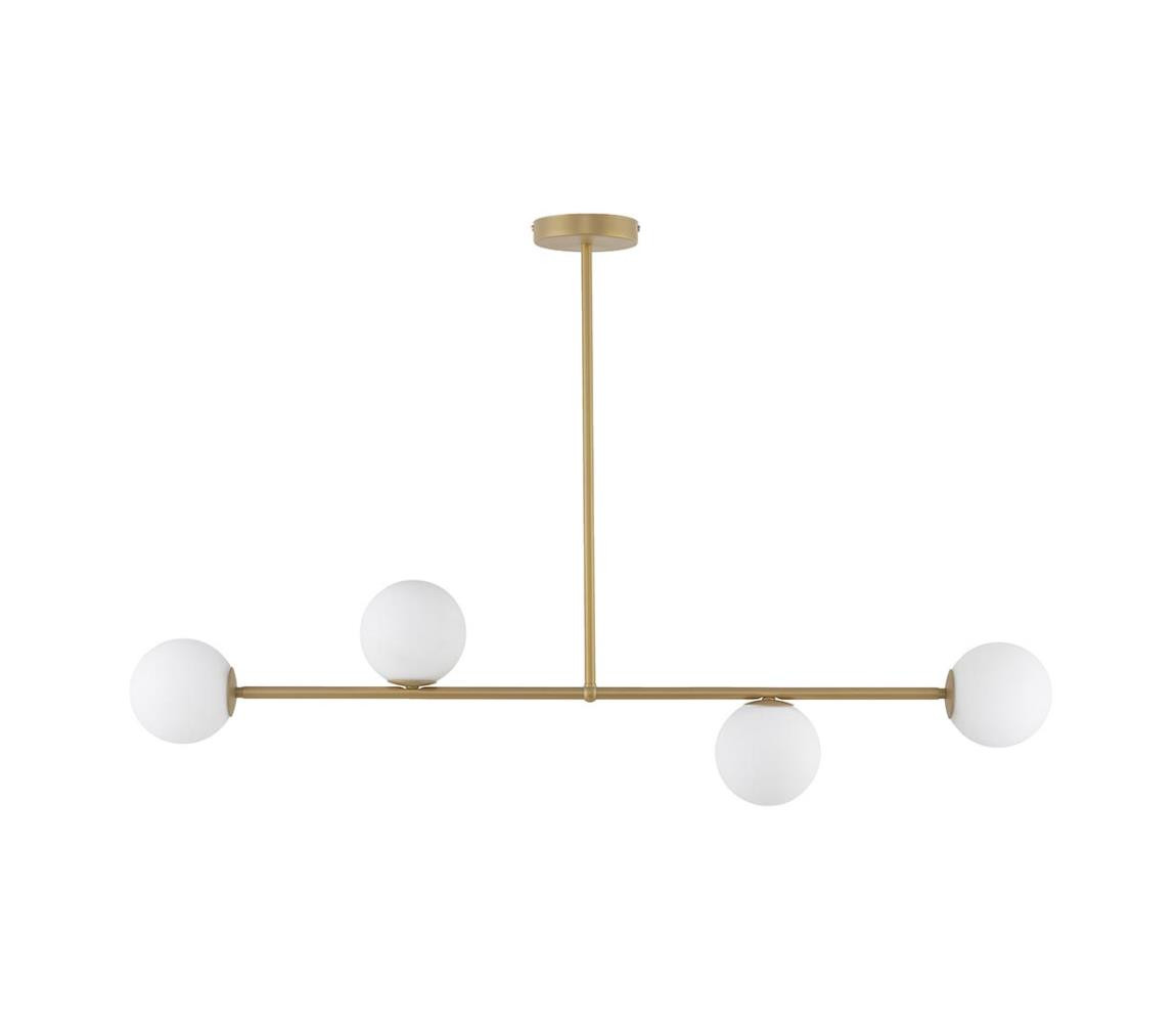 Lustr na tyči GAMA 4xG9/12W/230V zlatá