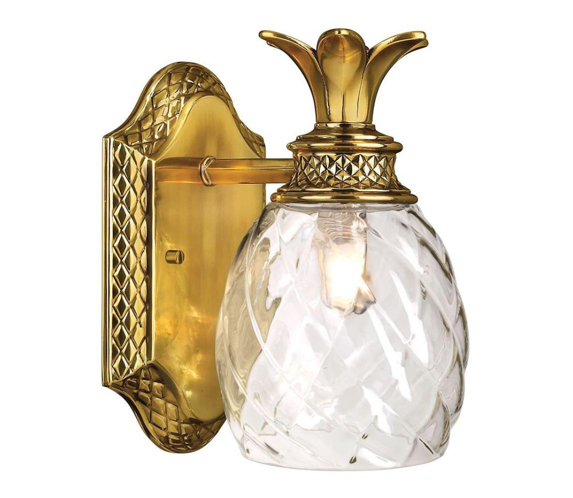 Elstead Hinkley HK-PLANTATION1-BATH-BB - LED Koupelnové svítidlo 1xG9/3W/230V IP44 zlatá