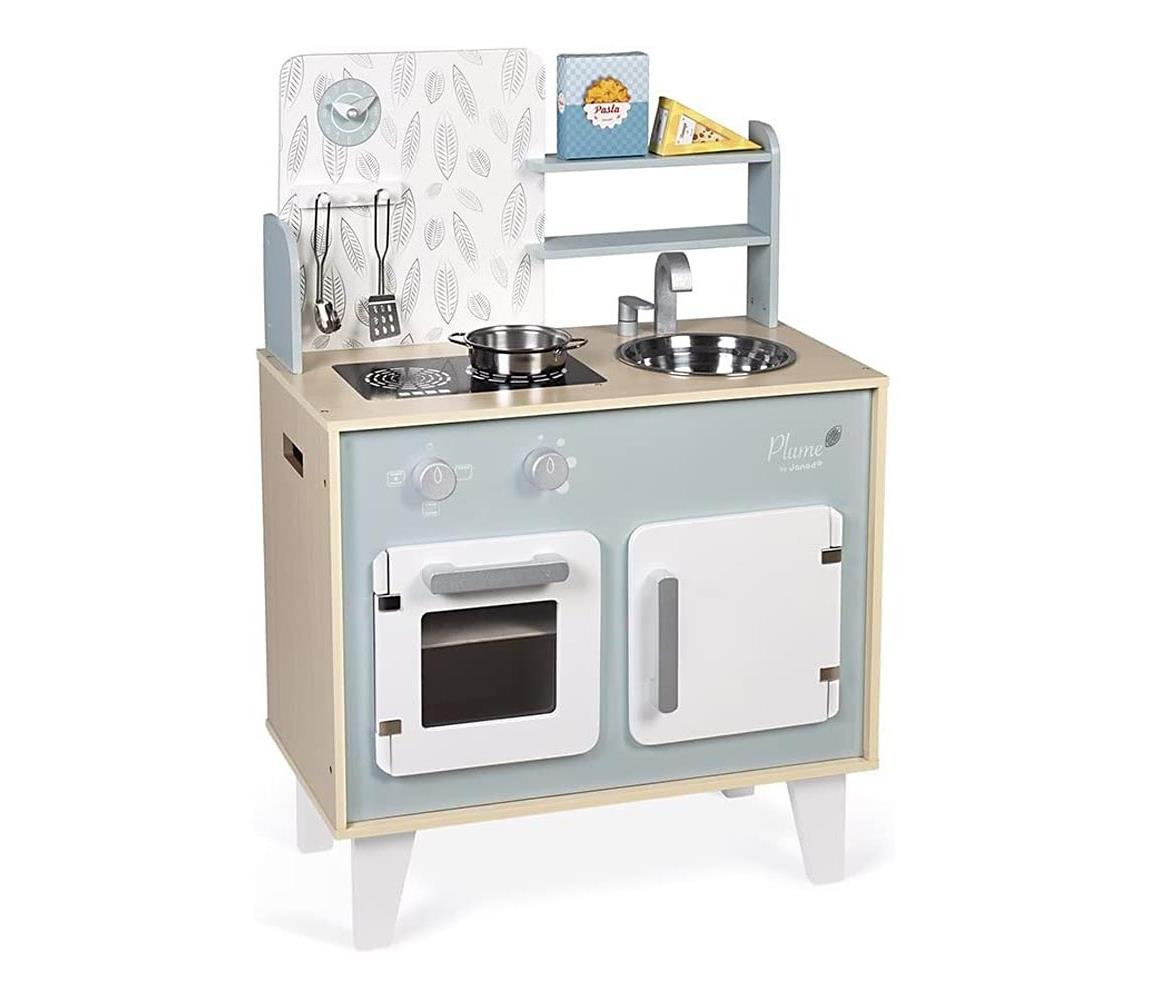 Janod Janod - Dřevěná kuchyňka PLUME modrá