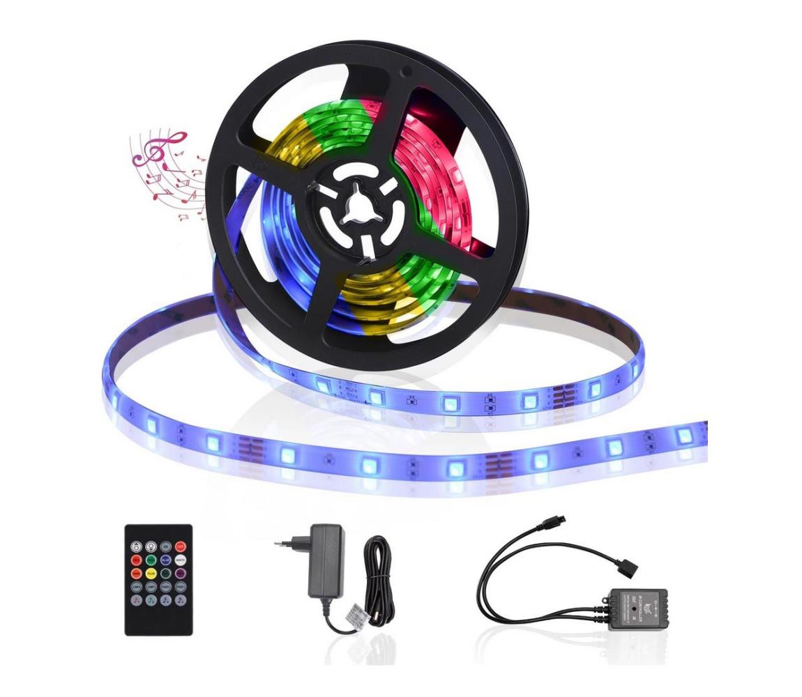 B.V.  - LED RGB Stmívatelný venkovní pásek 3m LED/24W/12/230V IP65 + DO