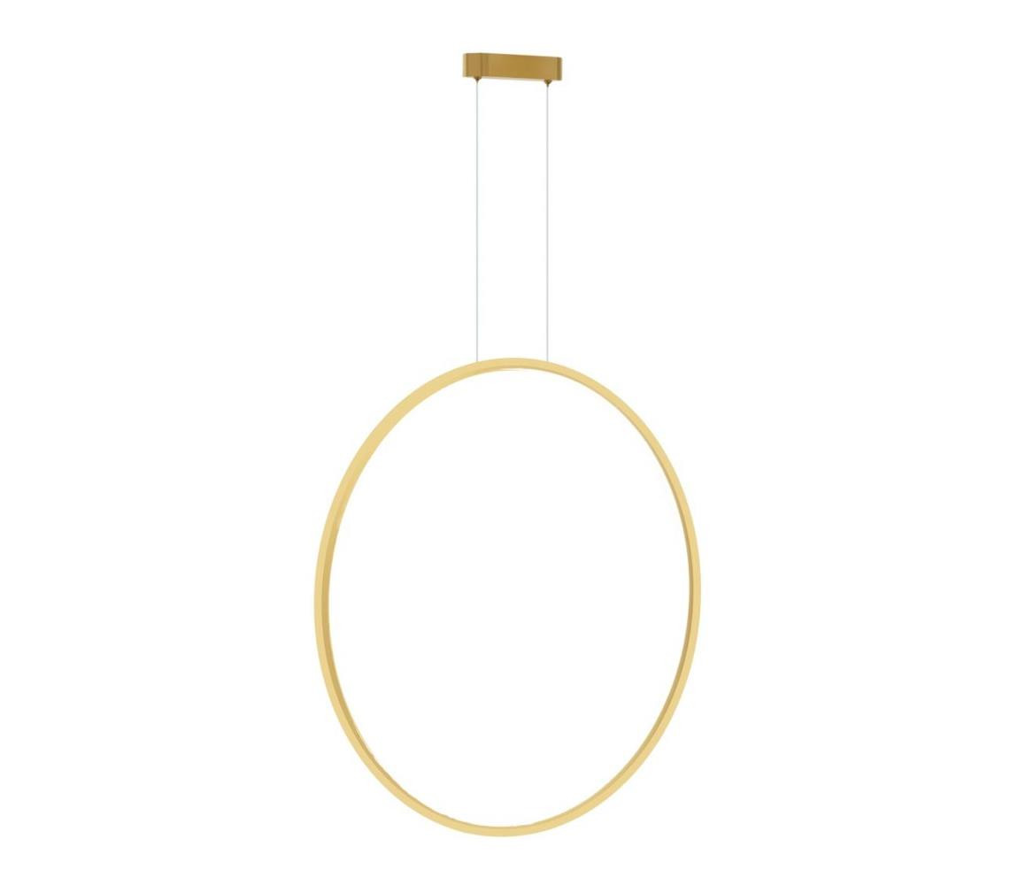 LED Lustr na lanku SATURNO LED/46W/230V pr. 80 cm IP44 zlatá