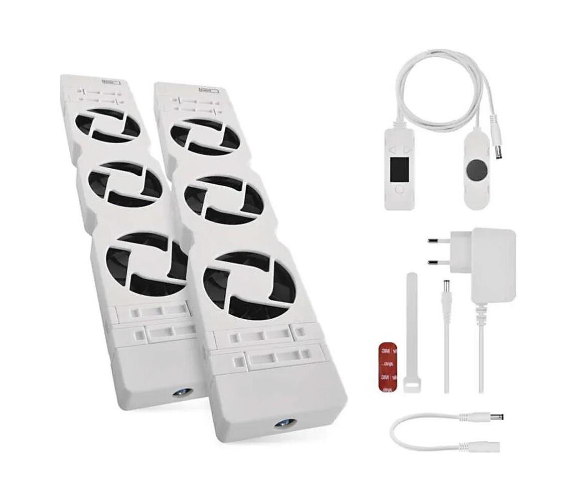 SADA 2x látor pod topení 5/230V bílá