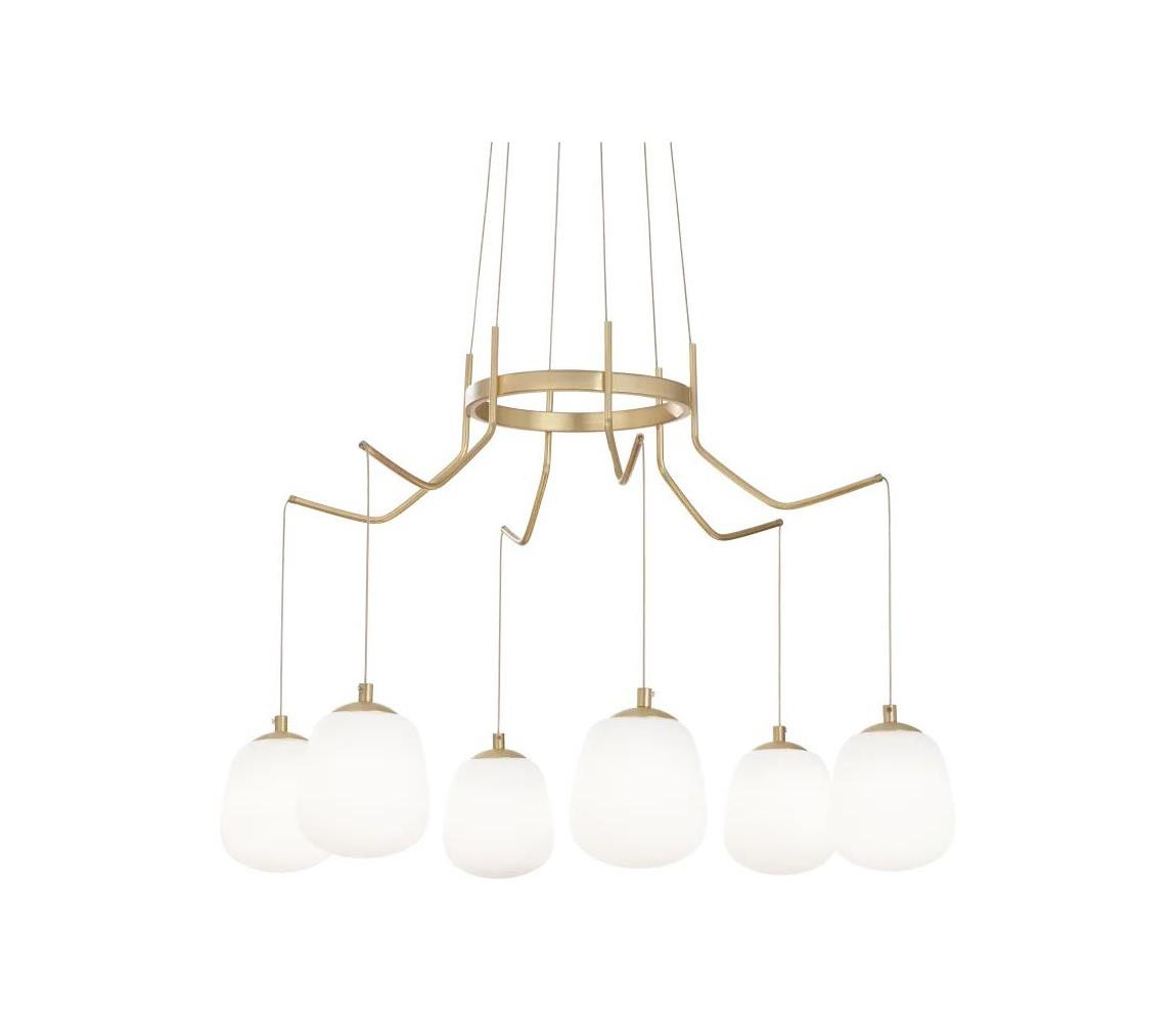 Ideal Lux Ideal Lux - LED Lustr na lanku KAROUSEL 6xG9/3W/230V pr. 72 cm mosaz