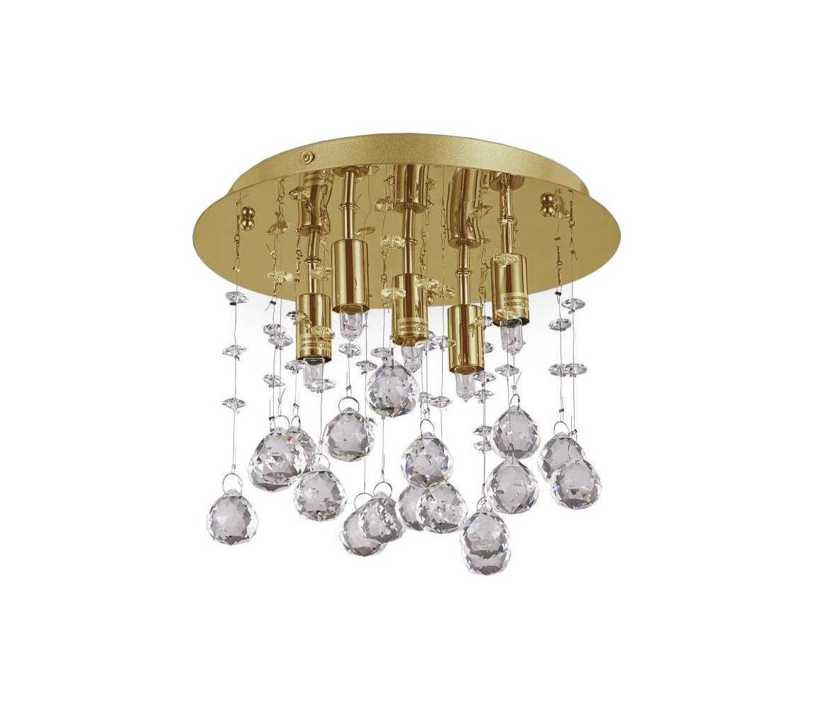 Ideal Lux Ideal Lux - LED Kř. stropní svítidlo MOONLIGHT 5xG9/3W/230V pr. 26 cm zlatá