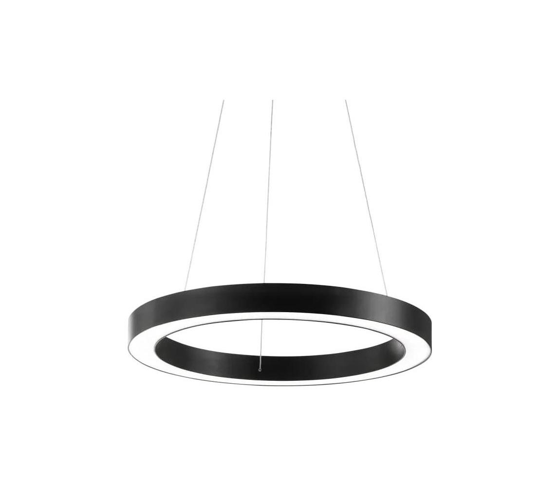 Ideal Lux Ideal Lux - LED Lustr na lanku ORACLE LED/28W/230V 3000K pr. 50 cm CRI 90 černá
