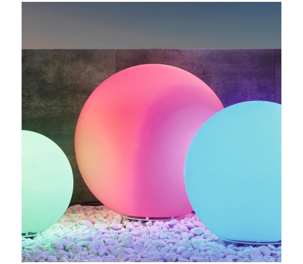 Eglo Eglo 55788-LED RGBW Venkovní lampa MONTEROLO-C 1xE27/9W/230V IP65 pr.50 cm+DO