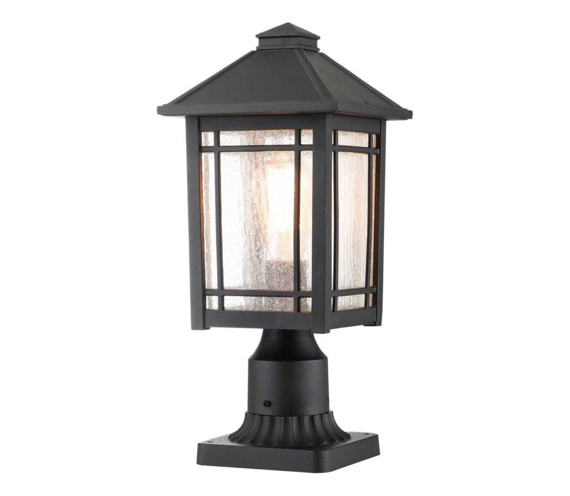 Elstead Quoizel QZ-CEDAR-POINT3-M-BK - Venkovní lampa CEDAR POINT 1xE27/60W/230V IP44