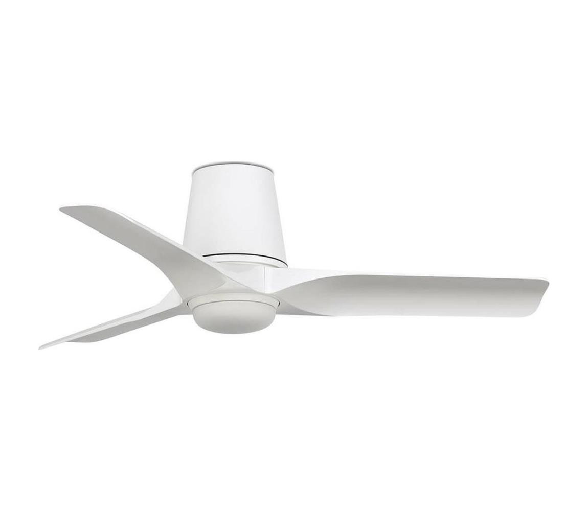 FARO Barcelona FARO 33826-1TW - LED Stm. str. vent. HEY TUB S LED/10W/230V bílá pr. 90 cm + DO