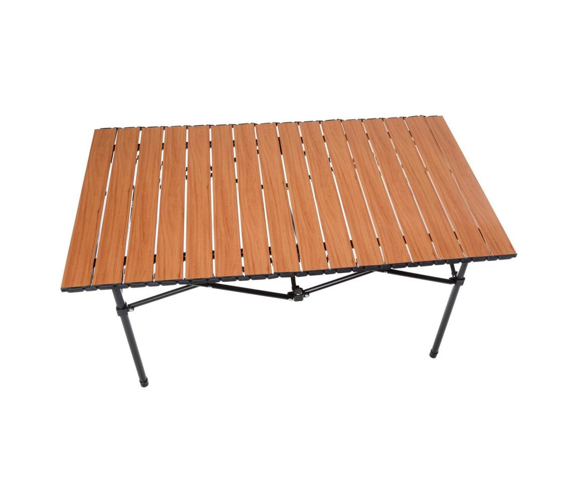 Kempingový stůl s rolovací deskou 54x93 cm