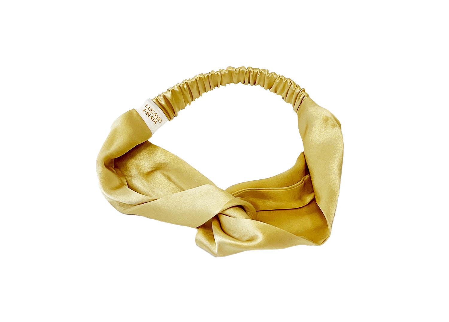 Lucaso Finata Hedvábná čelenka do vlasů - Royal Gold