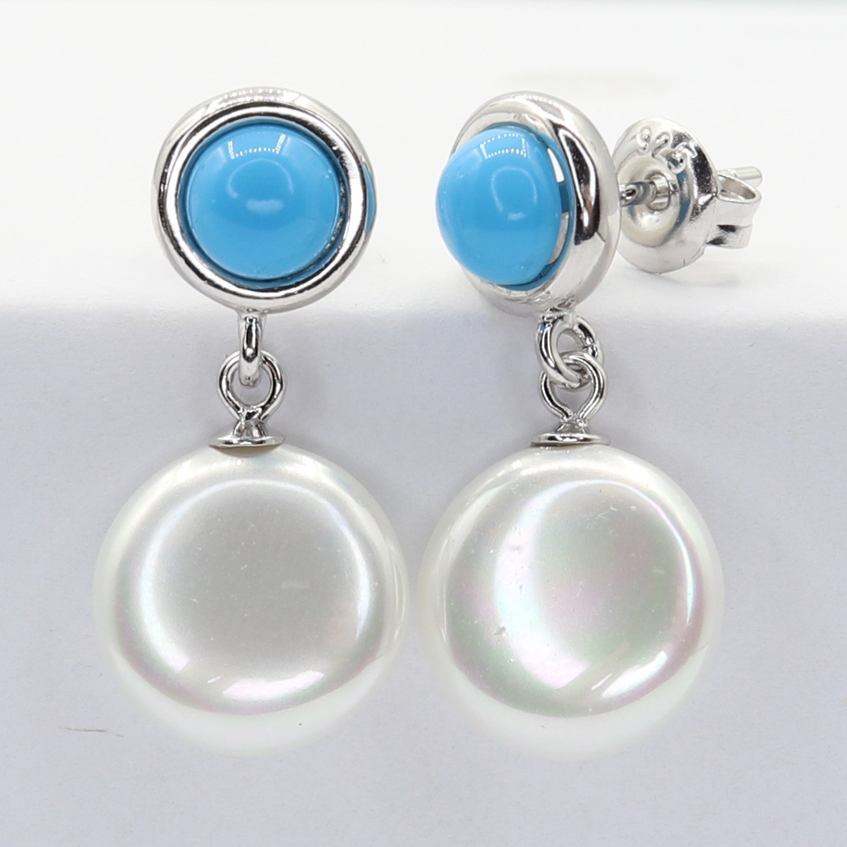 Stříbrné náušnice 112725