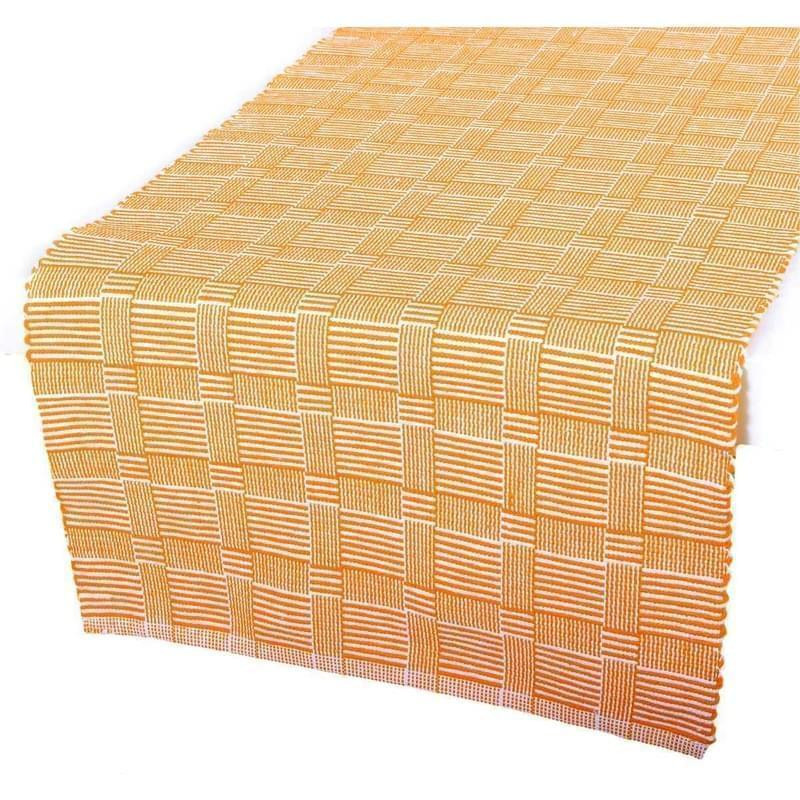 Prostírání bavlněné, Manchester, oranžový, 40 x 120 cm