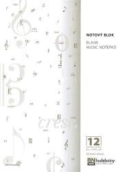 Notový blok A4 trhací 12 osnov