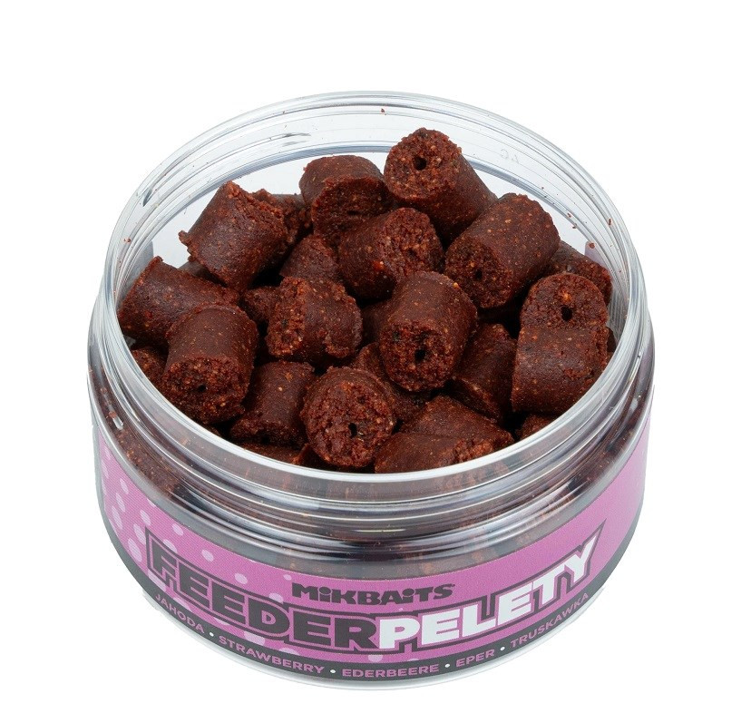MIKBAITS - Feeder pelety 100ml Jahoda 10mm