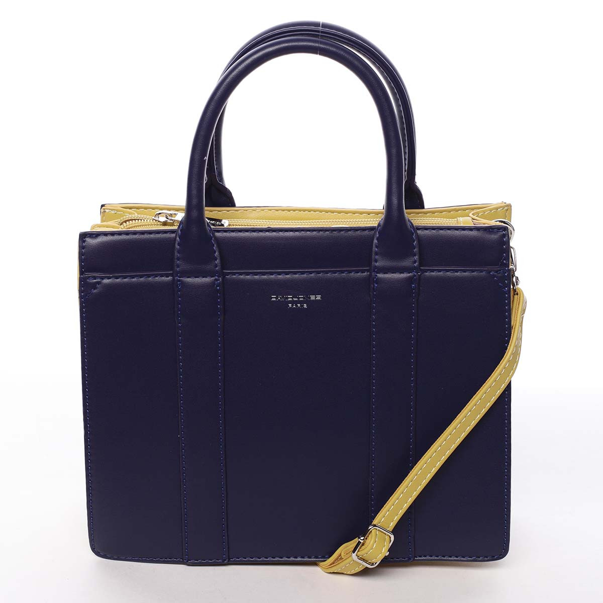 Malá dámská kabelka do ruky tmavě modrá - David Jones Akiba  tmavě modrá