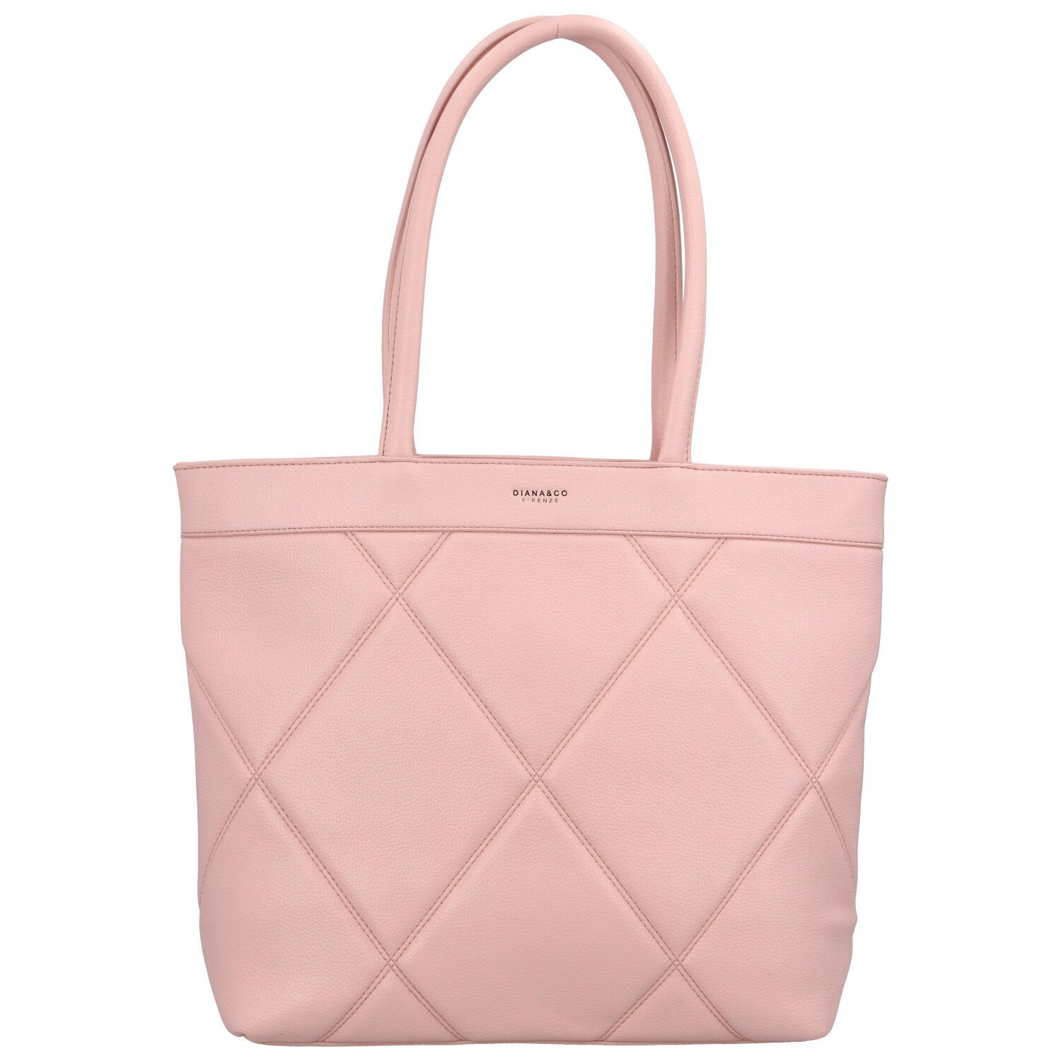 Dámská kabelka přes rameno světle růžová - DIANA & CO Blend růžová