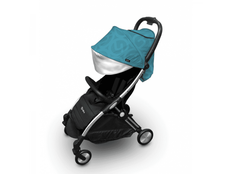 Hybrid Ezyfold kočárek Chrome rám, stříška Mint - VÝPRODEJ DVOREČEK