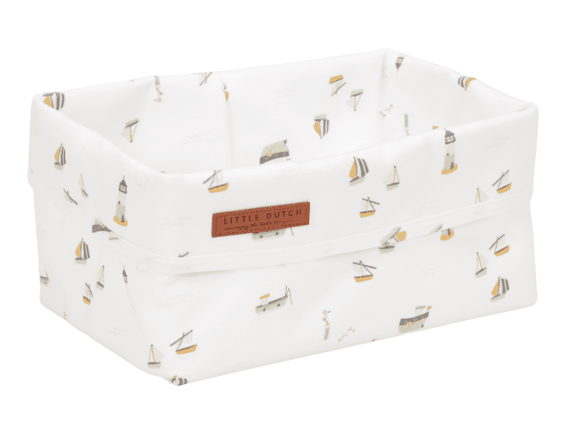 Little Dutch Košík textilní Námořnický záliv White