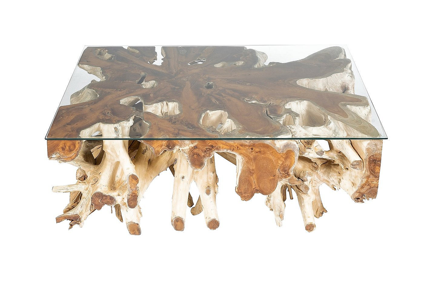 DEOKORK Teakový stolek BRANCH XXIII