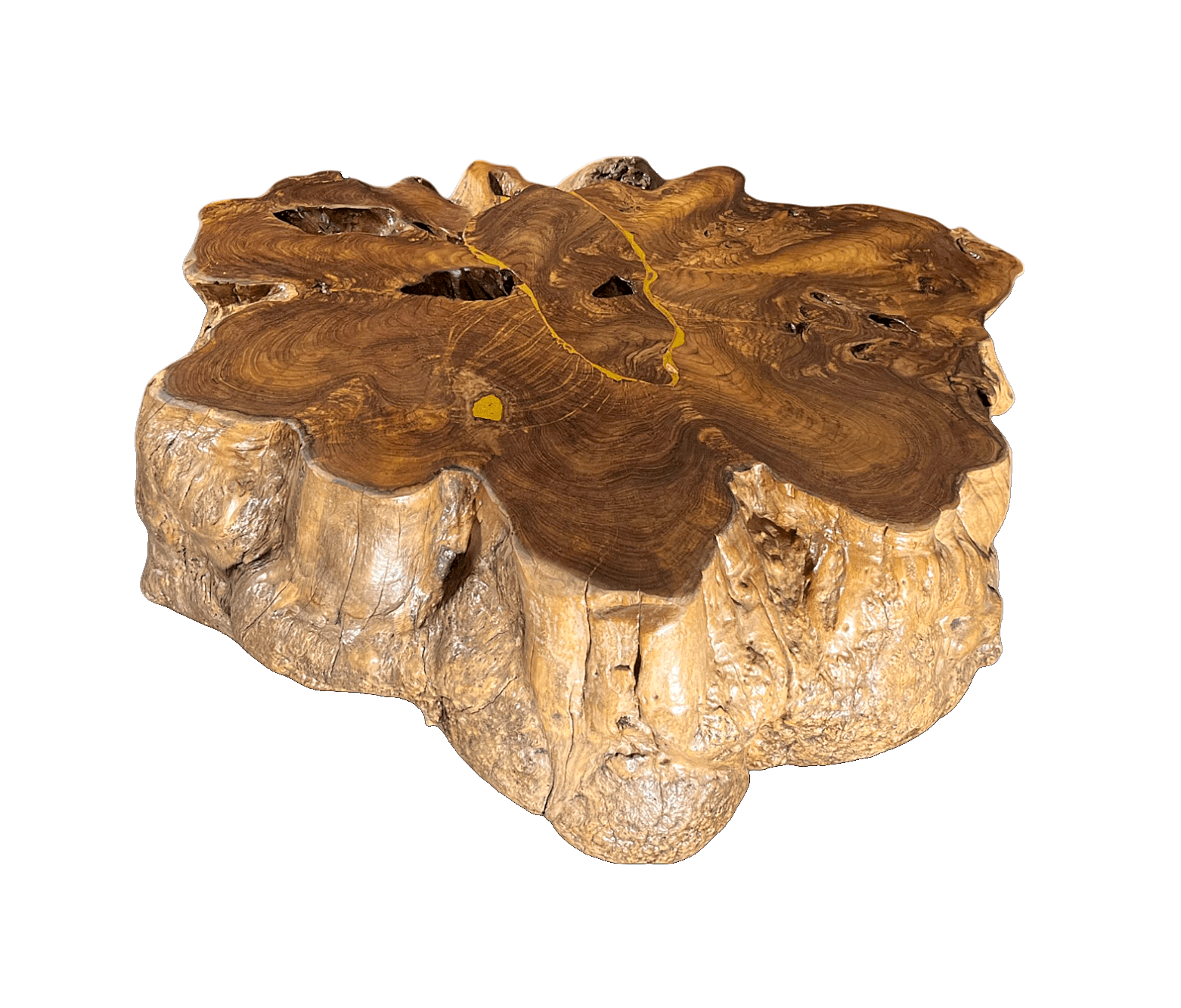 DEOKORK Teakový stolek BRANCH XXVI