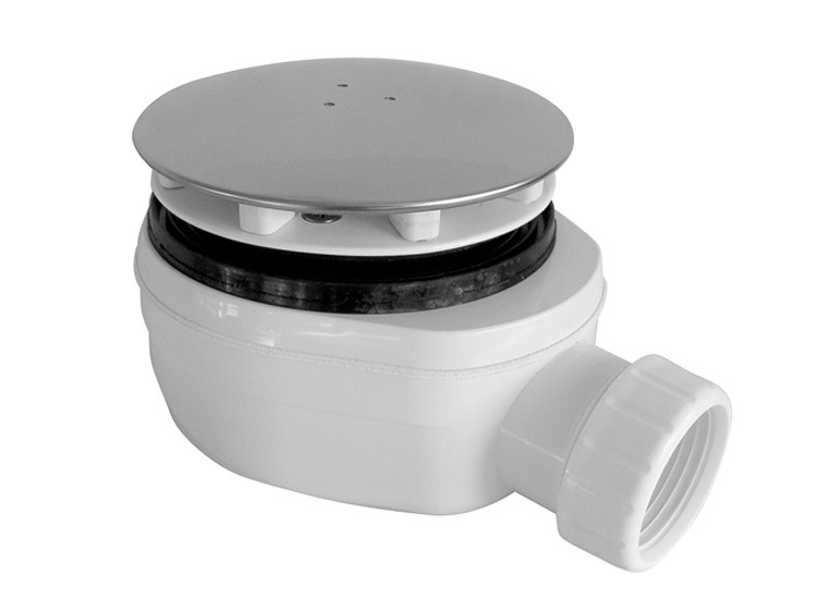 Plast Brno Sifon 90 mm nízký inox EWNN940 s nerezovou krytkou