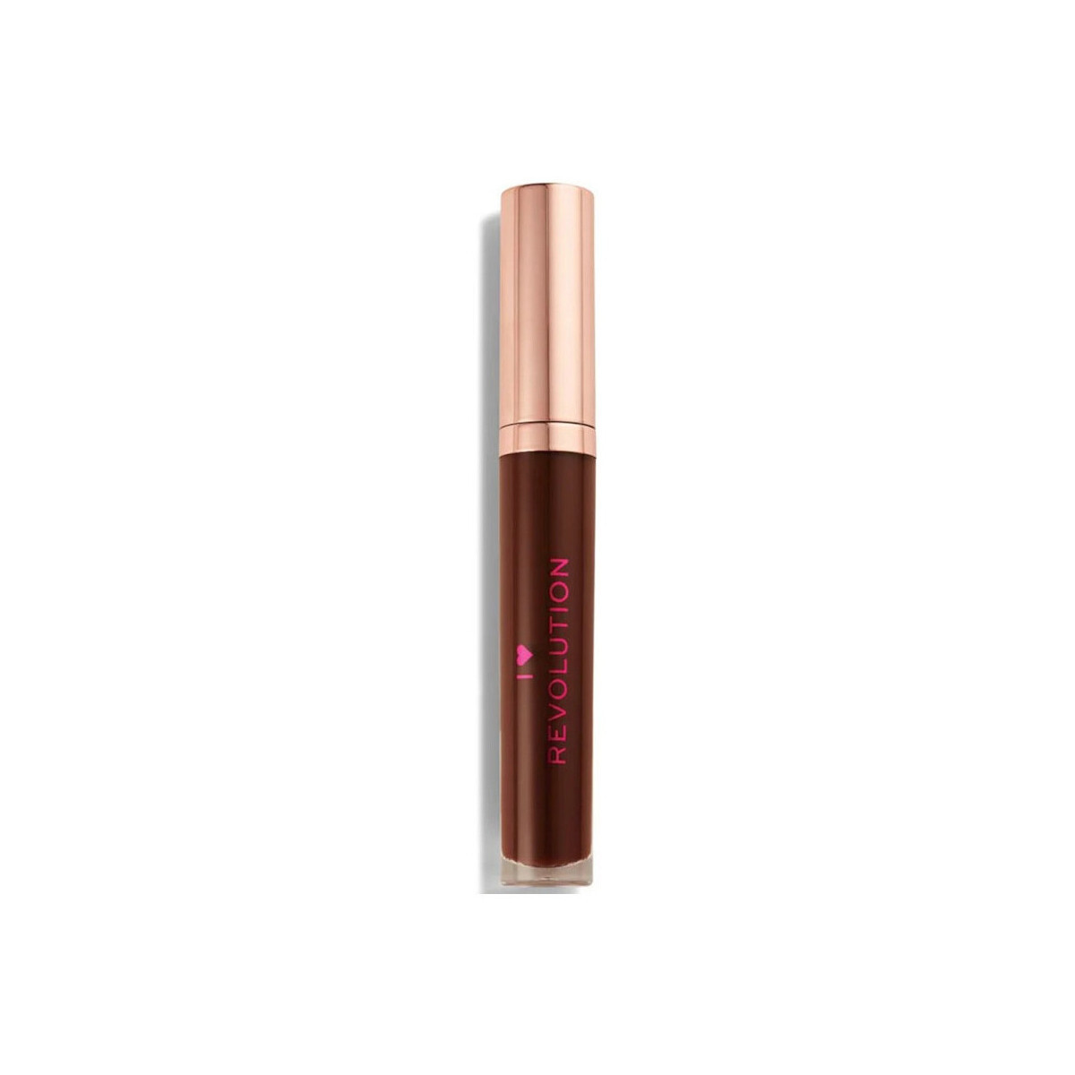 Makeup Revolution  Gloss I Heart Chocolate - Mocha  Hnědá