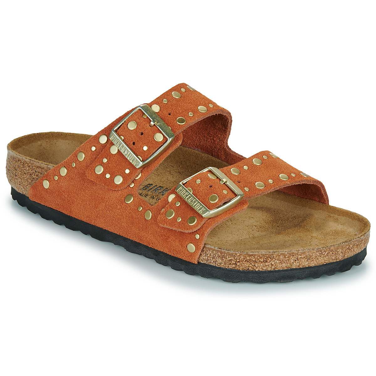 BIRKENSTOCK  Arizona Rivet LEVE Dark Rust  Hnědá