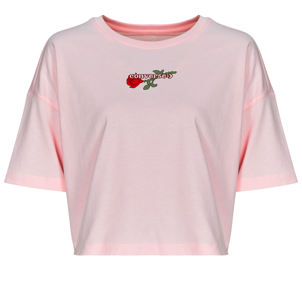 Converse  TLMN VDAY CROP OS TEE  Růžová