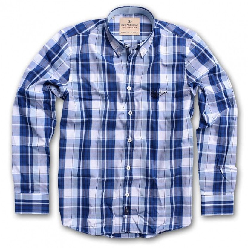 Košile pánská Erik and Sons Belvig - modrá, 3XL