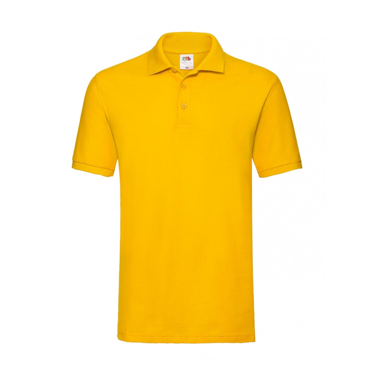 Polokošile Fruit of the Loom Premium - žlutá, XXL
