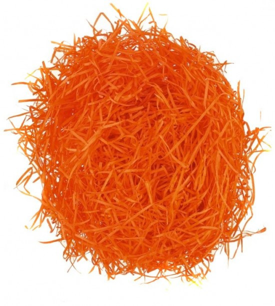 Anděl Tráva dekorační dřevěná - oranžová - 50 g - 1957