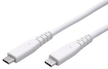 Roline USB 10Gbps (3.2 gen 2) kabel USB C(M) - USB C(M), PD 60W, 5m, bílý