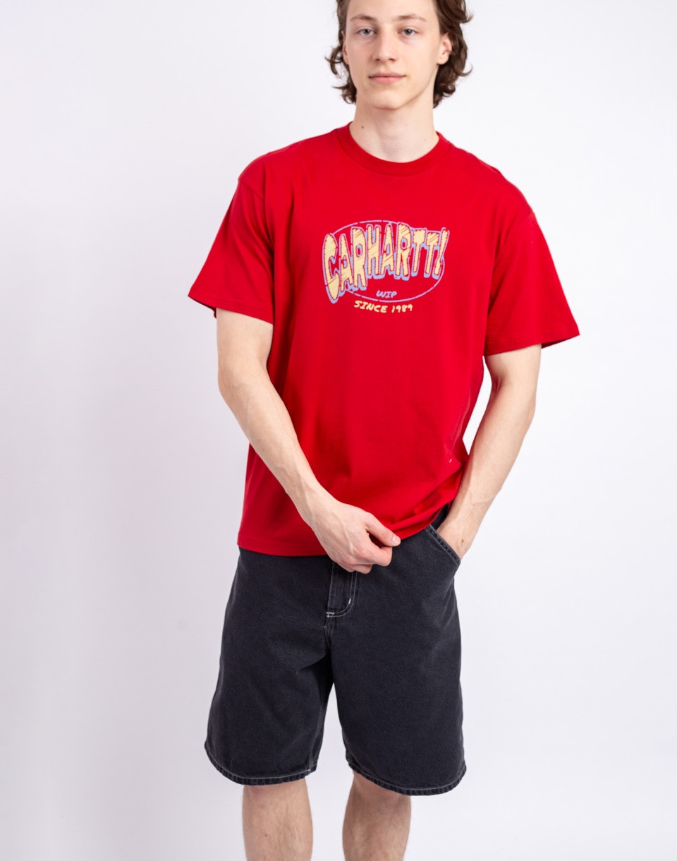 Carhartt WIP S/S Hot Script T-Shirt Cherry M