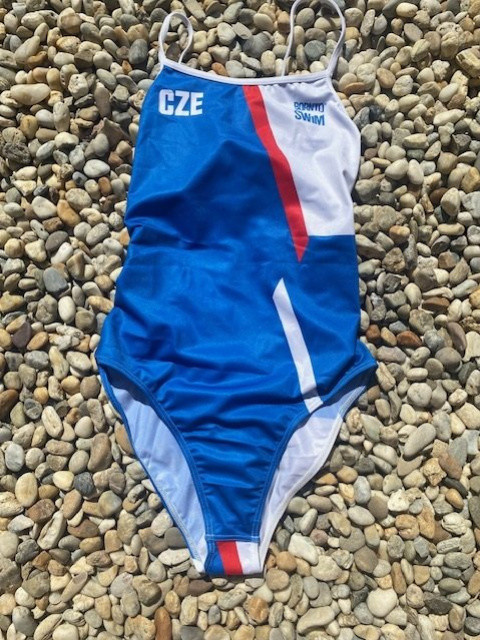Dámské plavky BornToSwim CZE Swimsuit Blue M
