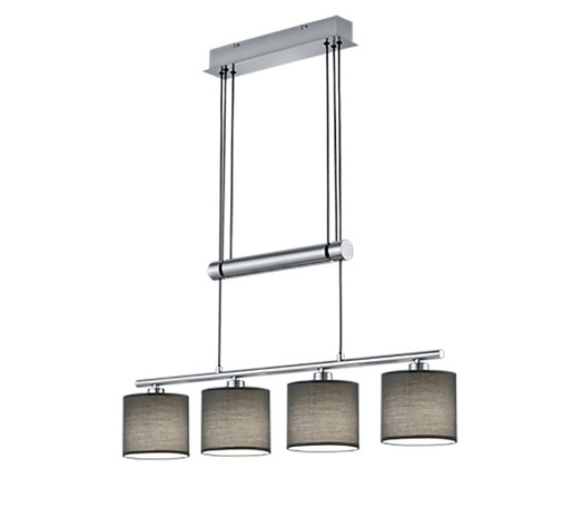 Závěsné osvětlení Trio Garda nikl 305400411