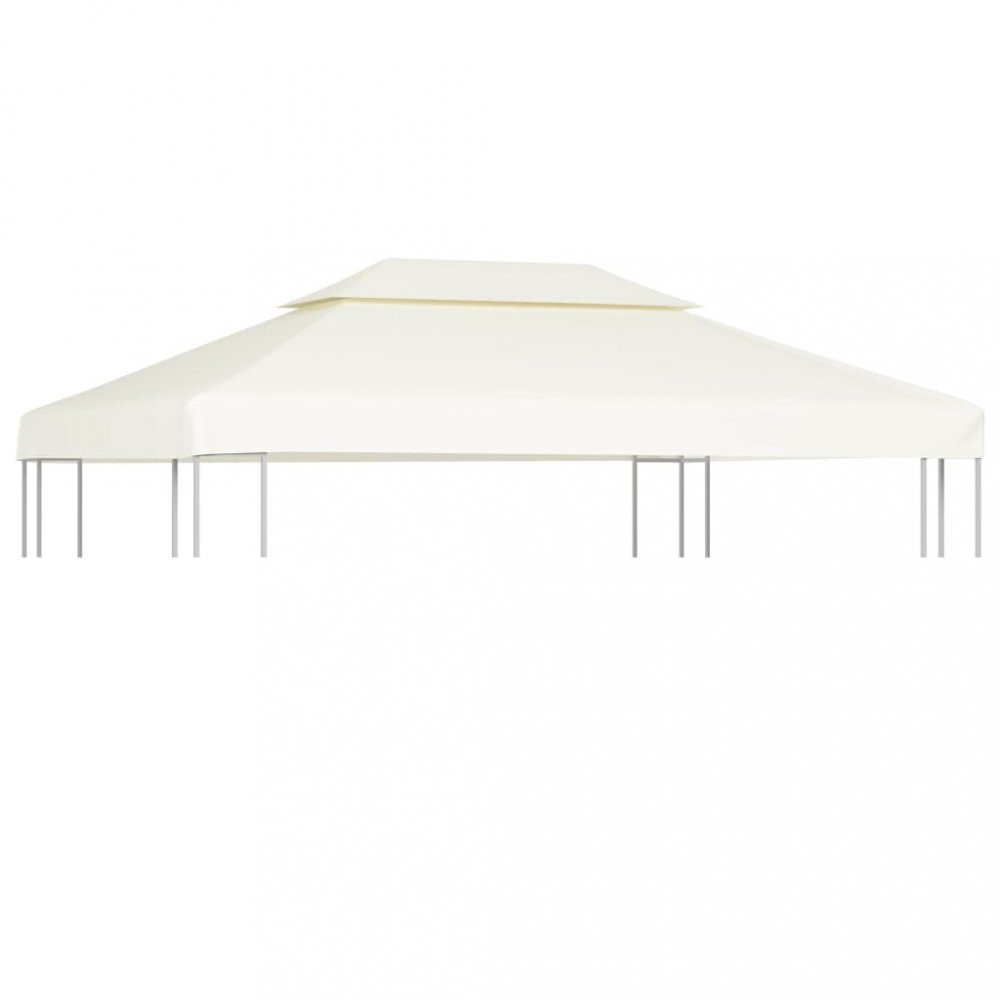 Nepromokavá náhradní střecha na altán 3x4m krémová Dekorhome - POSLEDNÍ KUS